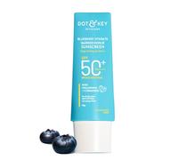 Dot & Key Blueberry Hydrate Barrier Repair Crème solaire SPF 50+, Pa++++| Pour peaux sèches et sensibles | Finition non grasse | Pas de plâtre blanc | Protection UV et lumière bleue | Large spectre |