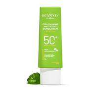 Dot & Key CICA Crème solaire apaisante et matifiante SPF 50 PA++++ pour peaux grasses sujettes à l'acné et sensibles | Protection UVA/UVB | Sans plâtre blanc, ultra léger, sans parfum et absorption