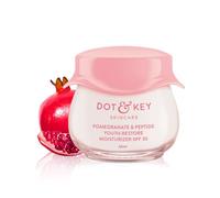 DOT & KEY Crème anti-âge à la grenade + multi-peptides avec SPF 30 pour une protection solaire | Réduit les rides et ridules | Hydratation intense 48 heures | Augmente le collagène | Pour peaux