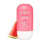 Dot & Key Crème solaire rafraîchissante à la pastèque SPF 50+ PA ++++ avec acide hyaluronique, rafraîchit instantanément la peau, protection à large spectre contrôle l'excès d'huile, vérifie le
