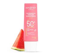 Dot & Key Crème solaire rafraîchissante à la pastèque SPF 50+ PA ++++ avec acide hyaluronique, rafraîchit instantanément la peau, protection à large spectre contrôle l'excès d'huile, vérifie le