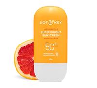 DOT & KEY Crème solaire Vitamine C+E super lumineuse SPF 50 Protection UVA/UVB et bleue Peau uniforme et éclatante Liquide SPF 50+++