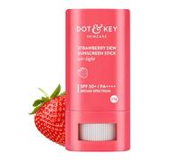 Dot & Key Strawberry Dew Spf 50 Stick On-The-Go SPF 50 P large spectre, protection contre les rayons UVA/UVB avec hyaluronique et céramide type de peau normale pour hydratation et barrière
