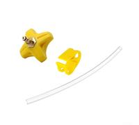 DOT Kit de purge de frein à disque d'huile avec connecteur adaptateur de bord pour guidage, pour freins à disque hydrauliques RSC, niveau et rouges - Matériau ABS, 15 g