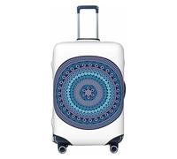 Dot Painting Housses de bagages de voyage - Housses élastiques pour valises de protection pour bagages de 45 à 32 cm, Noir, Mediano