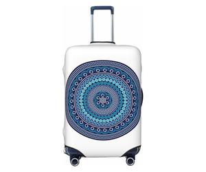 Dot Painting Housses de bagages de voyage - Housses élastiques pour valises de protection pour bagages de 45 à 32 cm, Noir, Mediano