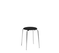 Fritz Hansen Tabouret Dot Frêne noir-chrome