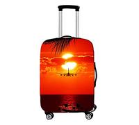 DOTBUY 3D Avion Housse de Valise Elastique, Réutilisable Anti-rayures Lavable Bagages Étui Protéger Coffre Voyage Trolley Zippé Résistant Robuste Couvre Protection