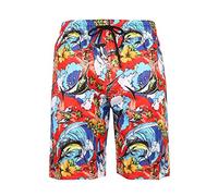 DOTBUY Casual Short de Bain Plage Hawaïennes Homme, 3D Imprimé Séchage Rapide Maillot de Bain Été Grande Taille Doublure en Maille Bermuda Pant Court de Sport Vacance Surf Running (L,Le Surf)