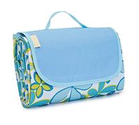 DOTBUY-SHOP Couverture de Pique-Nique Imperméable, Pliable Tapis Plage Extra Large Pique Niques pour Plage Parc Randonnée Camping, Idéal pour Voyages Famille (Lis Fleur,80x145cm)