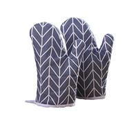 DOTBUY-SHOP Gants de Four en Coton, Résistant à Chaleur Antidérapant Gant Four de Cuisine Adaptés pour BBQ, Cuisiner, Cuire, Micro-Ondes, Barbecue, Les Grillades (2pcs,Flèches)