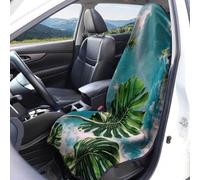 DOTBUY-SHOP Housse Siege Voiture 3D Vacances d'été Tissu Éponge (Plage 7,1 pièce)