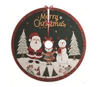 DOTBUY-SHOP Jupe de Sapin de Noël Rond 60/90/120 cm, Cache Pied Sapin de Noel, Tapis pour l'arbre, Couverture Décorative d'arbre pour La Maison, Vacances (17,60cm)