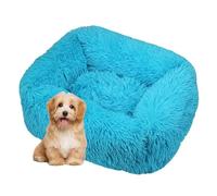 DOTBUY-SHOP Panier Chien Peluche Coussin Chien Rectangle Couleur Macaron Lit pour Chat, Coussin Chat Lavable Peluche Animale Compagnie Lit Coussin pour Chats et Petits Chiens (XL,Bleu Turquoise)