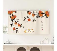 DOTBUY-SHOP TV Housse de Protection Télévision, Motif 3D Housse Anti-Poussière, Moderne Décorative Élastique Écran Télévision Couverture pour 32-80 Pouces TV/PC (Chat chanceux,55-65inch)