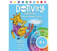Dotivity Wheel: Addition Facts Made Easy Beginner Math Dotmarkers Activity Book For Kids Ages 5-7