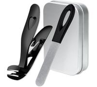 dotmalls maître-clip pro, coupe ongles pieds dur et epais, yiffany maître-clip pro, Ergonomic Angled Head Senior Toenail Clipper, adaptée aux ongles épais ou aux personnes âgées (A)