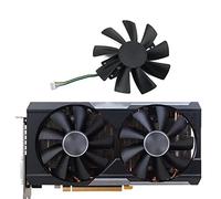 Dotodo GAA8B2U/GAA8S2U Ventilateur GPU 4 broches VGA pour Sapphire R9 380 380X 2g/4G D5 (Noir simple)