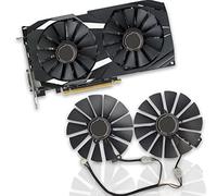 Dotodo Ventilateur de refroidissement 95 mm PLD10010S12H pour carte de jeu ASUS ROG STRIX Dual RX 470 570 pour AMD RX470 RX570
