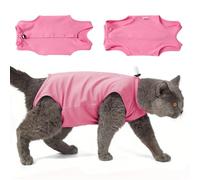 Dotoner Body Chat Post Opératoire, Combinaison de Récupération pour Chat Anti Léchage Bouton, Cat Recovery Suit après Chirurgie, Protection Post-Chirurgie Femelle, Contre Les Maladies de Peau