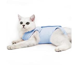 Dotoner Cat Professionnel Restauration Convient pour abdominaux Collerette des plaies ou des Maladies de la Peau, Alternative pour Chiens et Chats, après la Chirurgie Porter