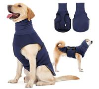 Dotoner Gilet Relaxant 2 en 1 pour Chiens - Manteau Anti-anxiété avec Douce Snood et Moufle, Anti-stress avec Bandes Réfléchissantes et Protection Contre le Bruit