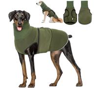 Dotoner Gilet Relaxant pour Chiens,2 en 1 Manteau Anti-anxiété pour Chien avec Douce Snood Chien et moufle,Gilet pour Chiens avec Bruit,avec Bandes réfléchissantes,Gilet Anti Stress Chien