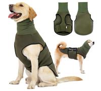 Dotoner Gilet Relaxant pour Chiens,2 en 1 Manteau Anti-anxiété pour Chien avec Douce Snood Chien et moufle,Gilet pour Chiens avec Bruit,avec Bandes réfléchissantes,Gilet Anti Stress Chien