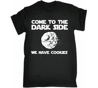 Dotoo Come to The Dark Side We Have Cookies T-Shirt Sci FI Funny Birthday Fashion Gift