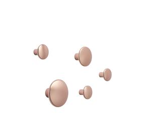 Dots Crochets Métal 5 Pcs. Rose
