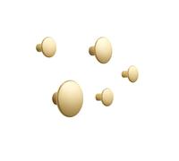 Muuto Patère The Dots métal lot de 5 laiton