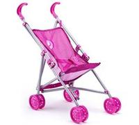 DOTS Poussette canne pliable pour poupée jouet licorne rose Rose