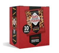 Dot's Pretzels Original Seasoned Bretzel Twists, collations saines pour enfants, sac d'épicerie de 28,3 g (lot de 10)