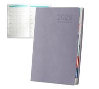 Dottduya Agenda de travail 2026 - Format A5 - Design esthétique - Carnet de notes avec couverture rigide - Pour l'étude, le travail, le fitness, la planification alimentaire