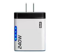 Dottduya Bloc de charge rapide - Cube de charge rapide de 240 W - Adaptateur de charge 5 prises avec voyant lumineux - Pour une utilisation avec smartphone, ordinateur portable, tablette en