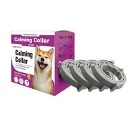 Dottduya Collier apaisant pour Chiens, Collier pour Animaux de Compagnie pour Calmer - Colliers de soulagement réglables en 4 pièces pour la Correction des Mauvais comportements - Accessoires pour