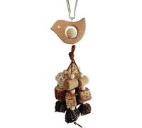 Dottduya Jouet à mâcher pour perroquet en bois naturel - Jouet à mâcher pour cage à oiseaux - Accessoire pour cage à oiseaux - Accessoire pour cacatoès, perruches, conures, etc