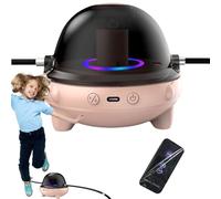 Dottduya Machine Électrique de Corde à Sauter - Compteur de Saut Rechargeable avec Musique - Machine à corde à sauter intelligente sans fil avec télécommande 10 vitesses ajustable pour salle de sport,