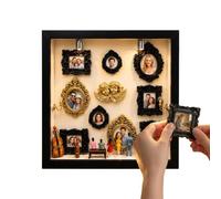 Dottduya Memory Display Shadow Case | Figurines | Décoration | Cadre d' sur le thème du musée | Pour mariage, anniversaire, pendaison de crémaillère, vacances, mère, petite amie
