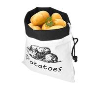 Dottduya Sac de Stockage d'Oignons - Sac en Toile pour Oignons Ail Légumes | Sac à Cordon Grand Format Organisateur de Cuisine pour Aliments Maison Réfrigérateur Garde-Manger et Épicerie