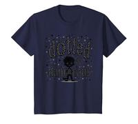 Dotted & Dangerous : Un garçon de Dessin animé Playful Troublemaker T-Shirt, Enfant, Bleu Marine, 2 Ans