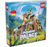 Dotted Games - Monkey Palace : Un Jeu de société Lego - Pierre sur Pierre pour Le Palais Le Plus somptueux ! Jeu de Blocs de Construction Familial Amusant pour Enfants et Adultes - Version Allemande