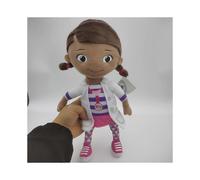 (Dottie girl)Original Doc McStuffins Plush Toys, Dottie Girl Cute Blue Dragon and Lambie Get Soft Baby Doll for