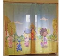 Dottoressa Peluche Coppia di Tende per la Cameretta 180x160 cm