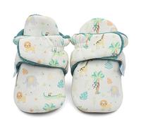 Dotty Fish Bottines Bébé Coton Doublure Polaire - Safari 0-6 mois