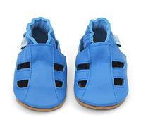 Dotty Fish Sandales Bébé Cuir Semelle Souple - Bleu 2-3 ans