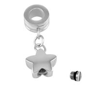 DOTUIARG Accessoires de charme en acier inoxydable 316L Pendentif commémoratif d’urne en cœur/perles/goutte d’eau pour cendres de crémation