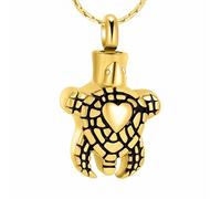 DOTUIARG Animaux de compagnie Crémation Bijoux Porte-cendres Pendentif Collier Urne Porte-bonheurs Souvenirs