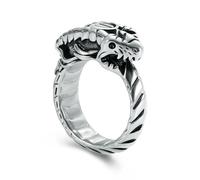 DOTUIARG Anneau d’urne de crémation pour cendres bijoux commémoratifs en acier inoxydable porte-cendres porte-cendres bagues souvenirs pour hommes cadeaux