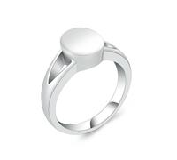 DOTUIARG Anneau d’urne pour cendres Ellipse Crémation bijoux Mémorial en acier inoxydable Souvenir d’animal humain Femmes hommes